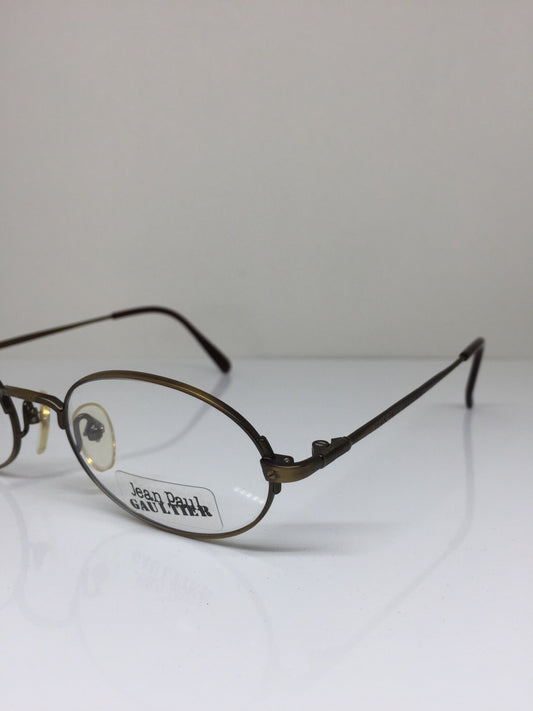 Vintage Jean Paul Gaultier JPG 55-3172 Gold Sunglasses - Super Vision Optical