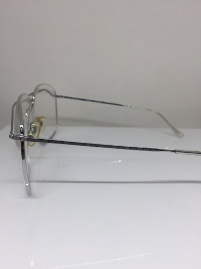 Vintage Saint Laurent YSL 383 Silver Sunglasses - Super Vision Optical