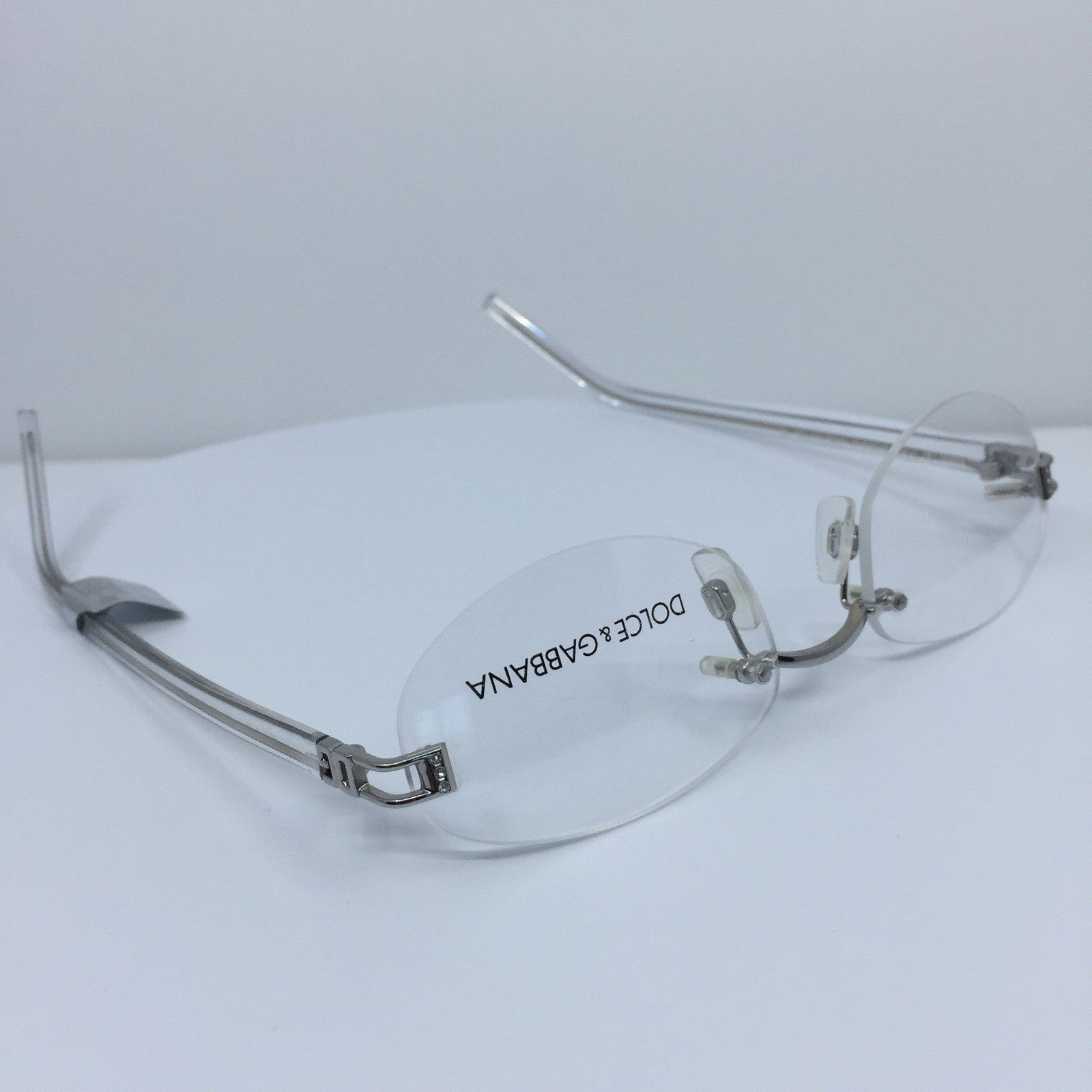 Vintage Dolce & Gabbana DG 460 Silver Eyeglasses - Super Vision Optical