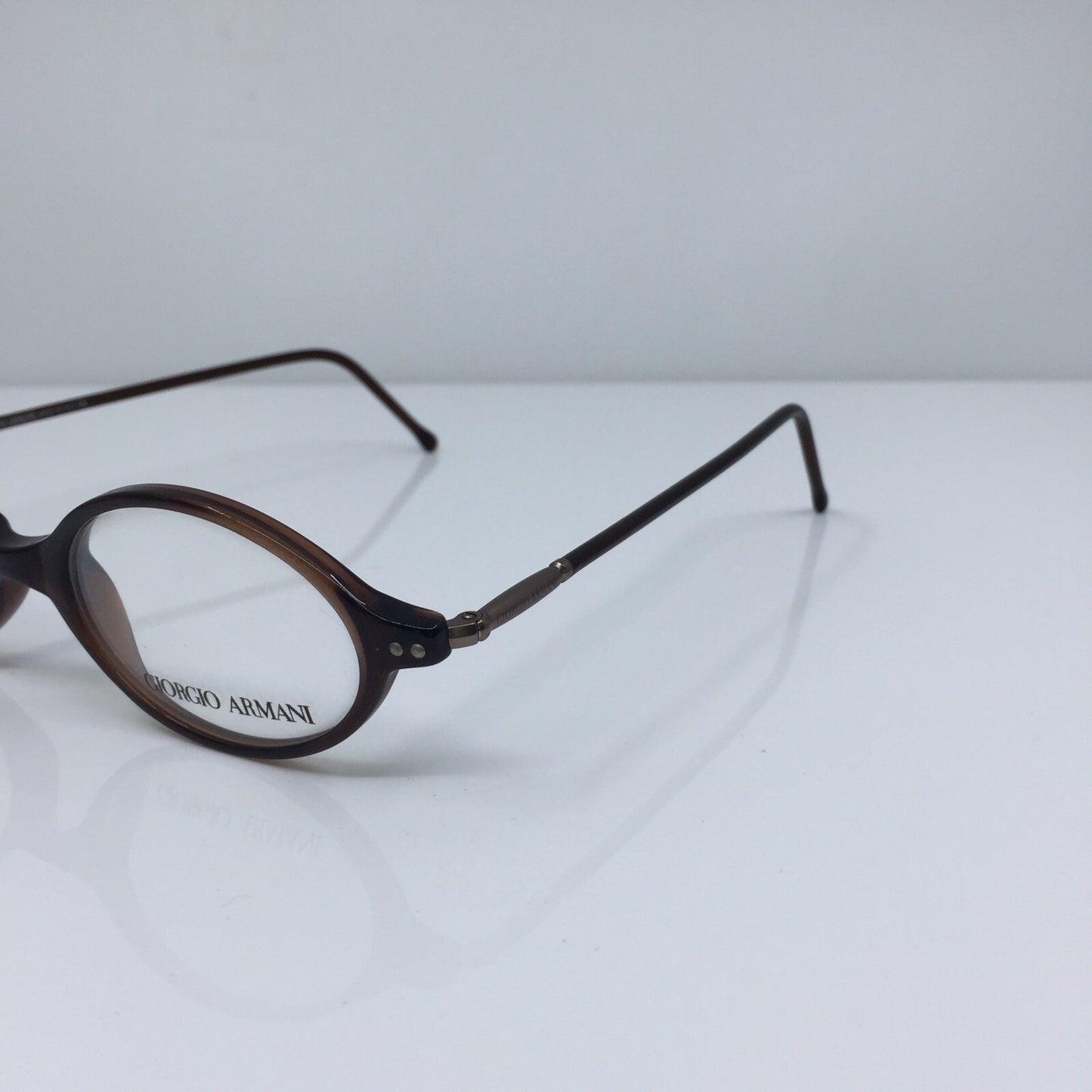 Vintage Giorgio Armani GA 388 Brown Eyeglasses - Super Vision Optical