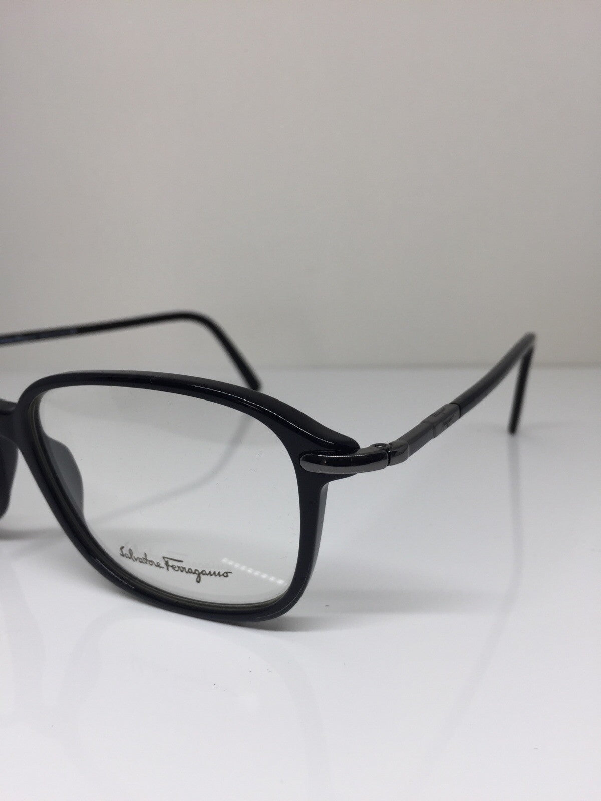 Vintage Salvatore Ferragamo SF 2526 Black Eyeglasses - Super Vision Optical