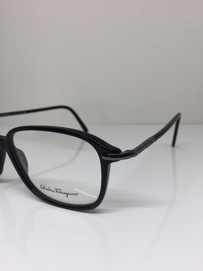 Vintage Salvatore Ferragamo SF 2526 Black Eyeglasses - Super Vision Optical