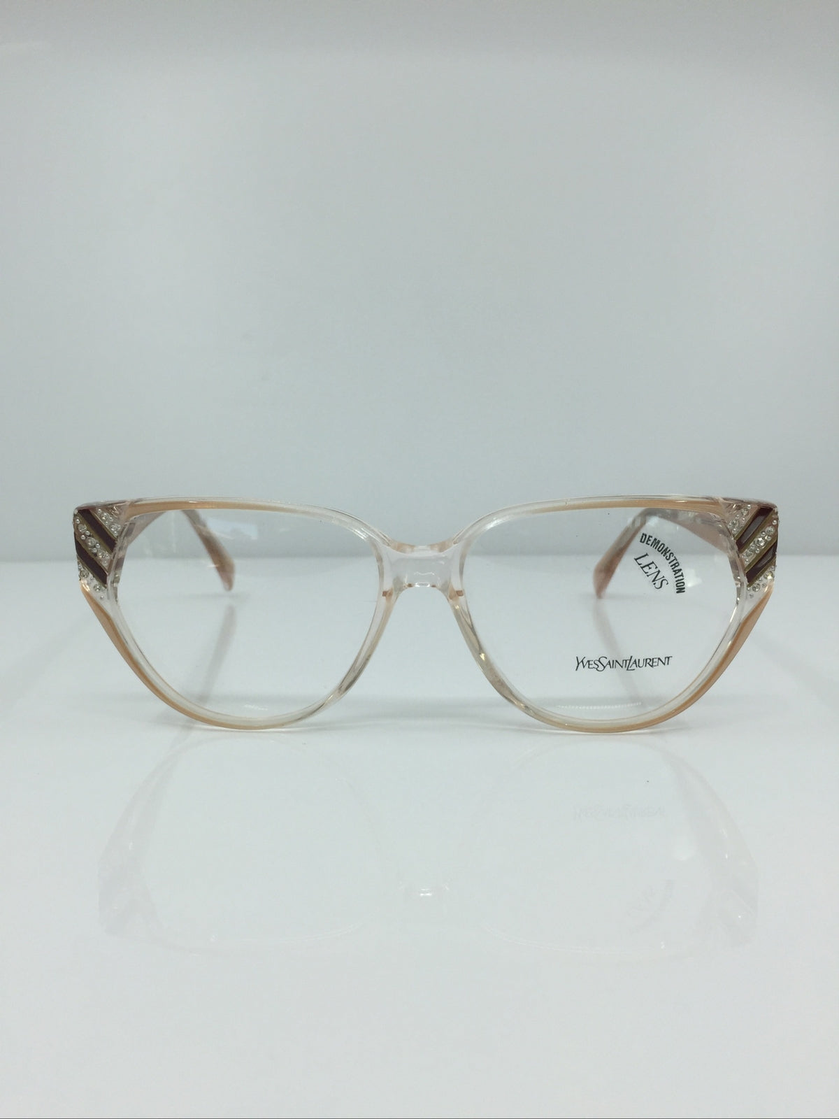 Vintage Saint Laurent YSL 405 Clear Sunglasses - Super Vision Optical