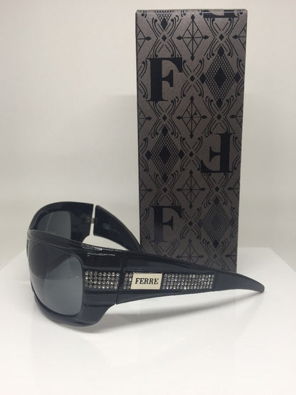 Vintage Gianfranco Ferre GFF 73301 Black Sunglasses - Super Vision Optical