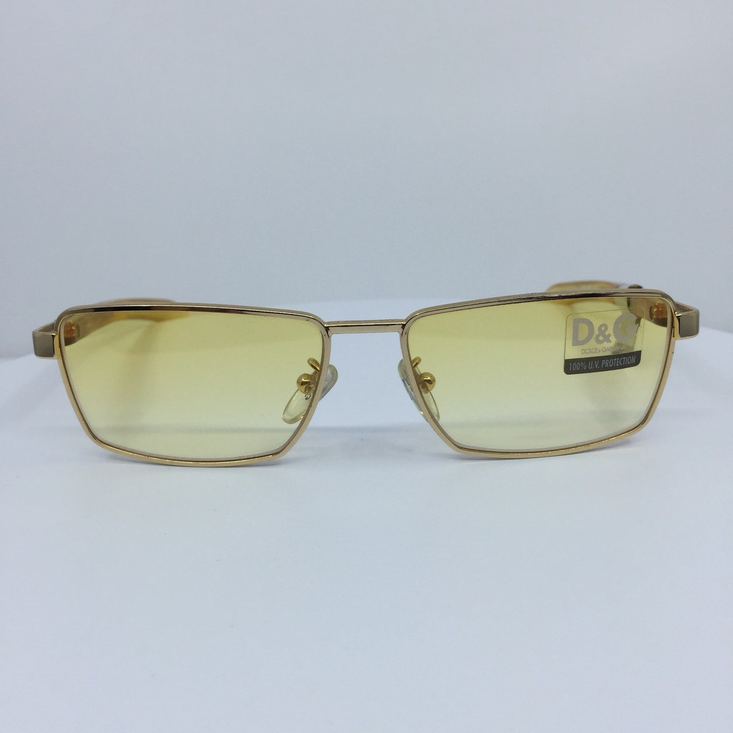 Vintage Dolce & Gabbana DG 2050 Gold Sunglasses - Super Vision Optical