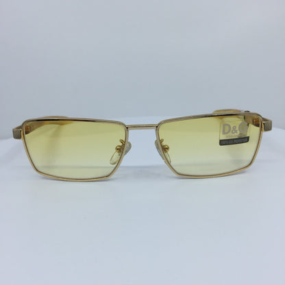Vintage Dolce & Gabbana DG 2050 Gold Sunglasses - Super Vision Optical