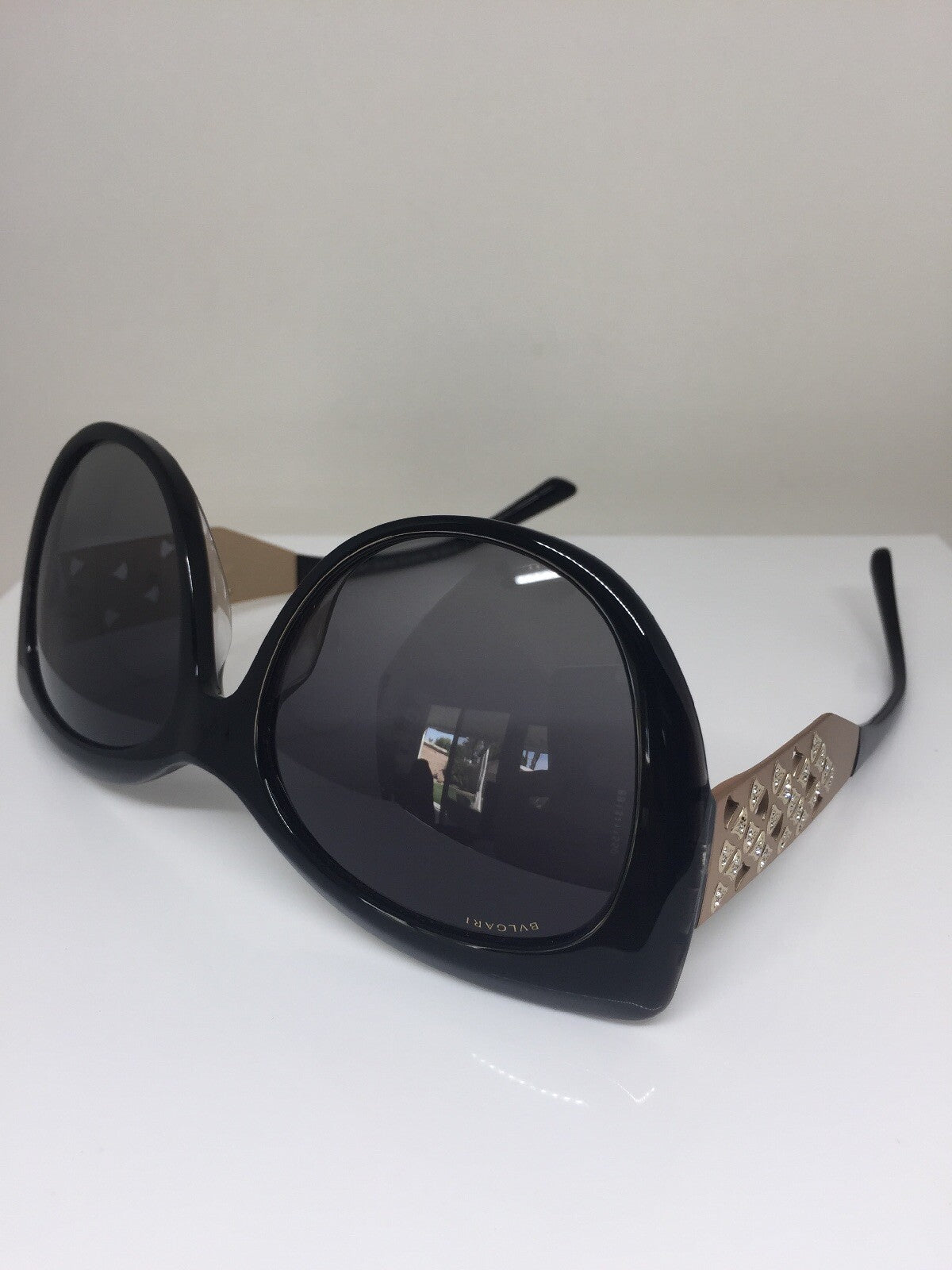 Vintage Bvlgari Bvlgari 8198-B Black Sunglasses - Super Vision Optical