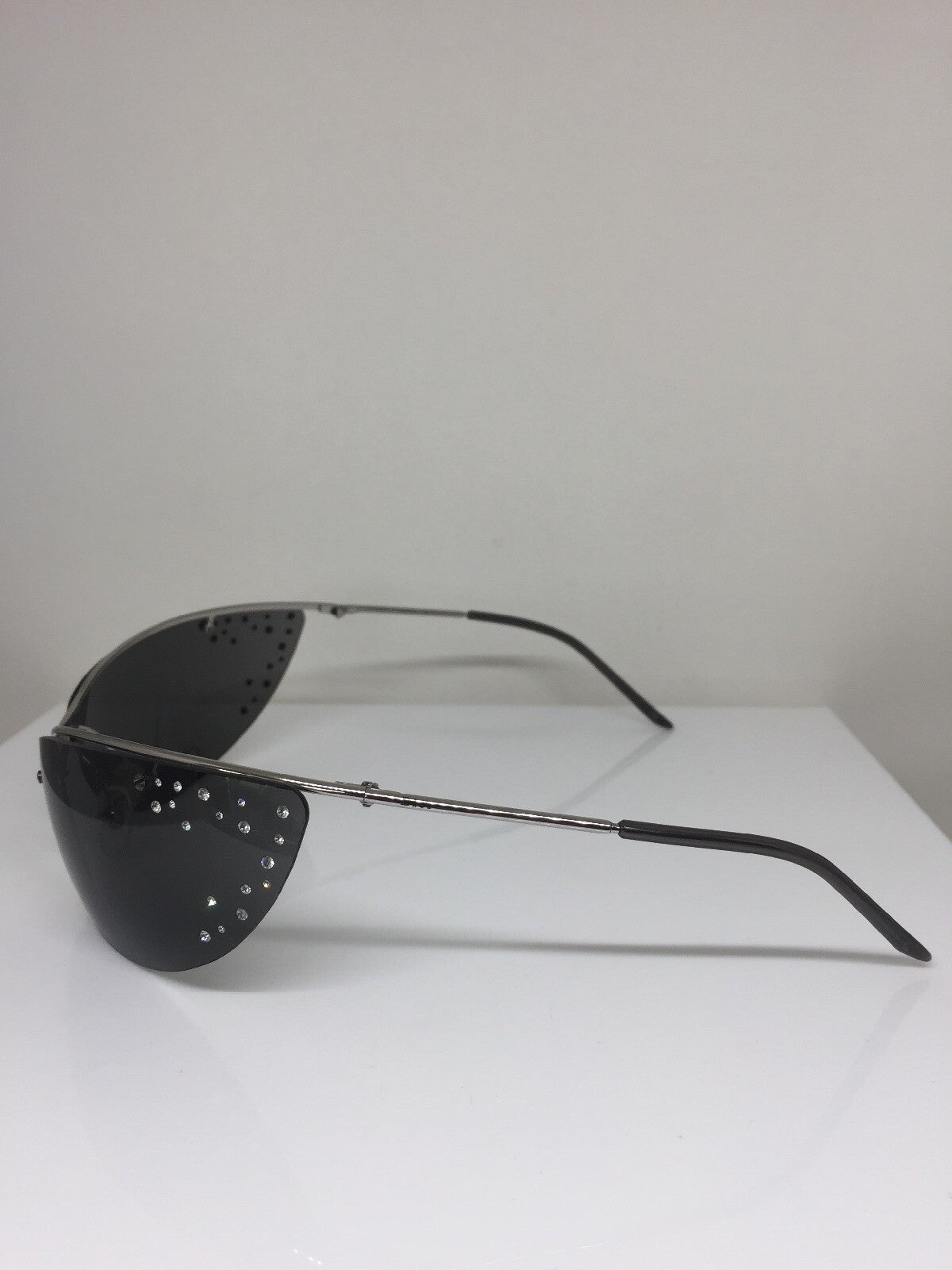 Vintage Dior CD Dior Extase Strass Silver Sunglasses - Super Vision Optical