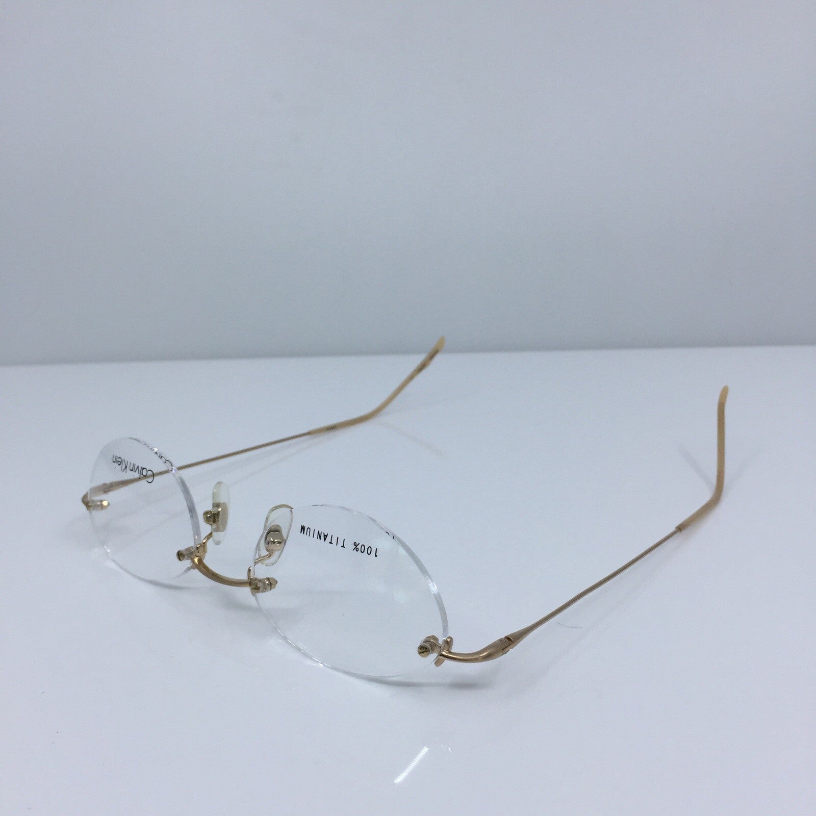Vintage Calvin Klein CK 520 Gold Sunglasses - Super Vision Optical