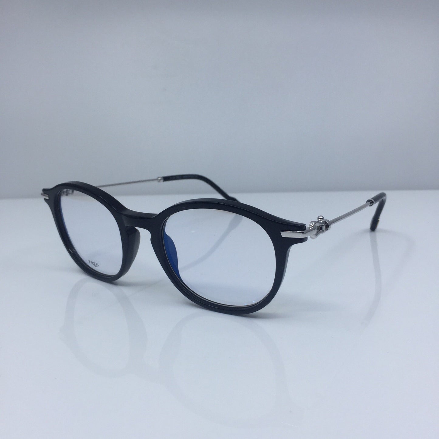 Vintage Fred Lunettes FG 50005 L Silver Eyeglasses - Super Vision Optical