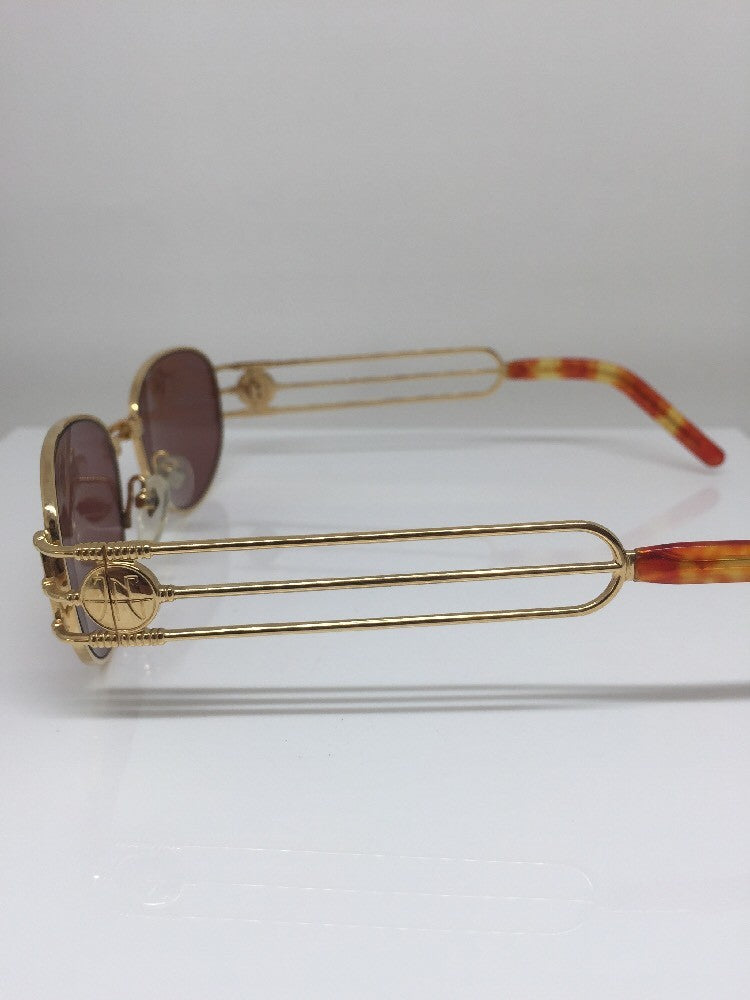 Vintage Jean Paul Gaultier JPG 58-5108 Gold Sunglasses - Super Vision Optical
