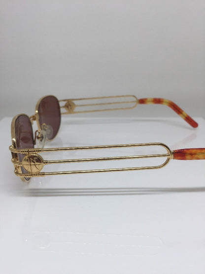 Vintage Jean Paul Gaultier JPG 58-5108 Gold Sunglasses - Super Vision Optical