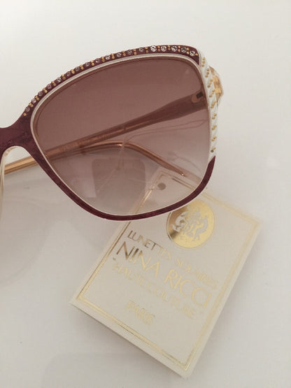 Vintage Nina Ricci Nina Ricci 1029-60 Gold Sunglasses - Super Vision Optical