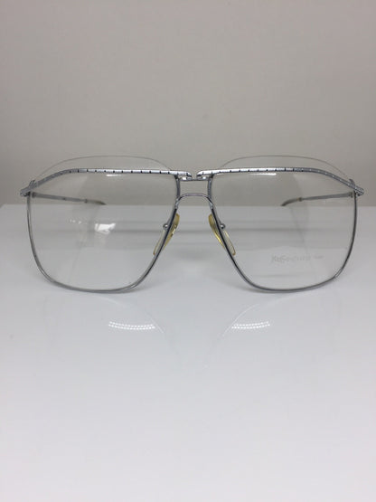 Vintage Saint Laurent YSL 383 Silver Sunglasses - Super Vision Optical