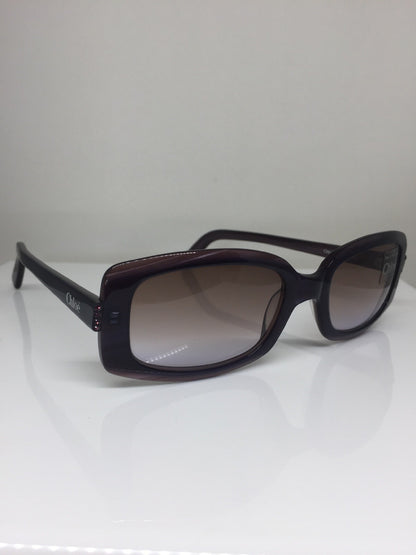 Vintage Chloé Chle 53 Sunglasses Purple Sunglasses - Super Vision Optical