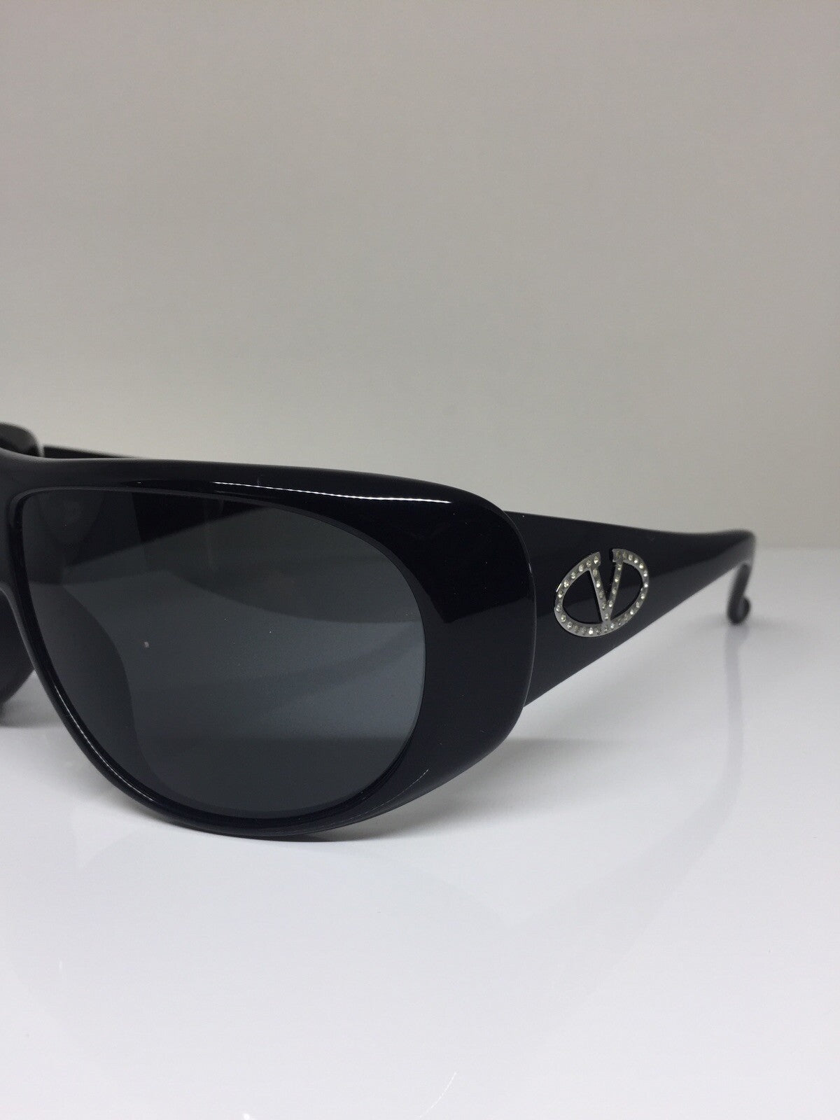 Vintage Valentino 5448/S Black Sunglasses - Super Vision Optical
