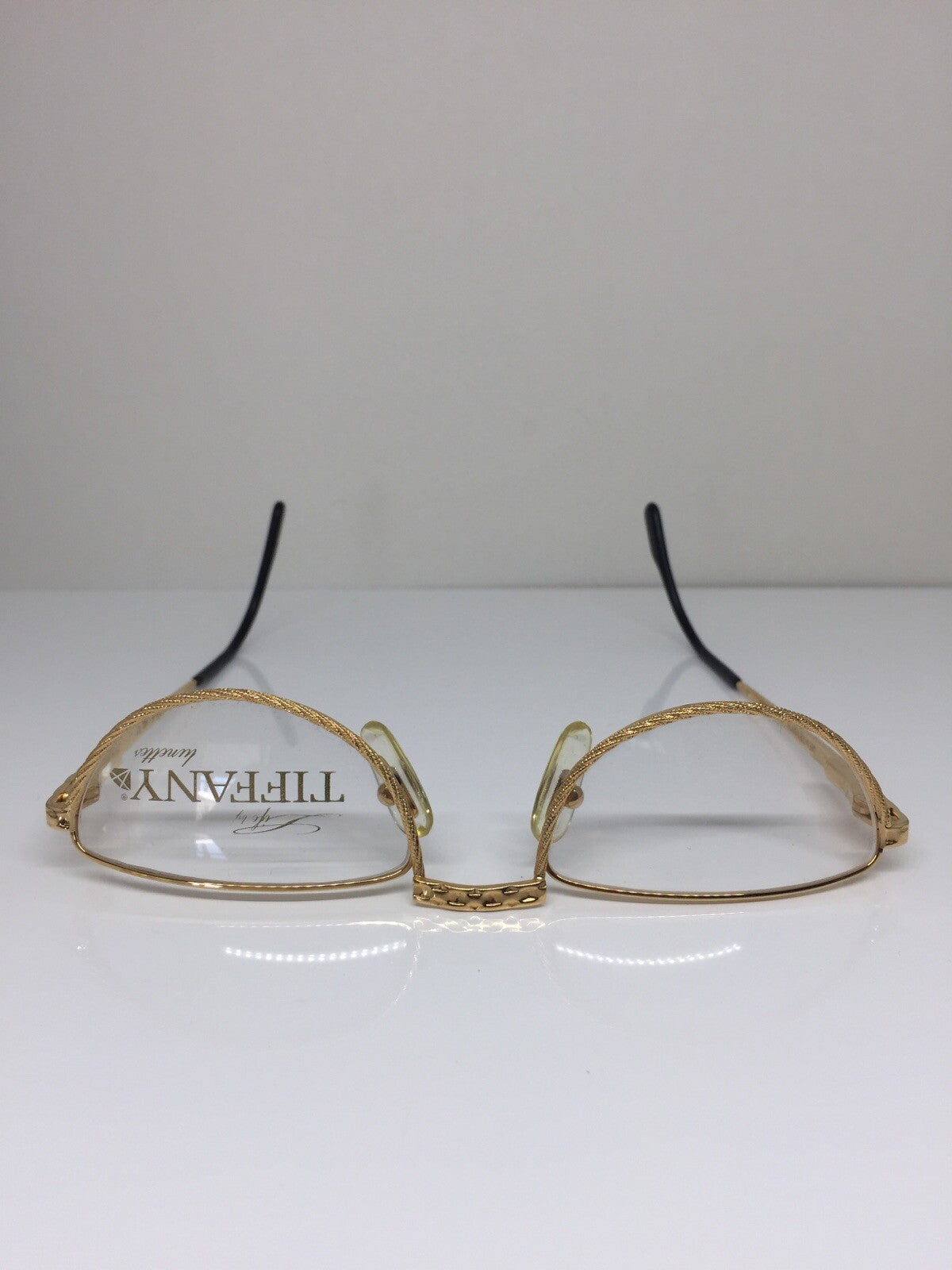 Vintage Tiffany Lunettes Tiffany Lunettes T77 Gold Sunglasses - Super Vision Optical