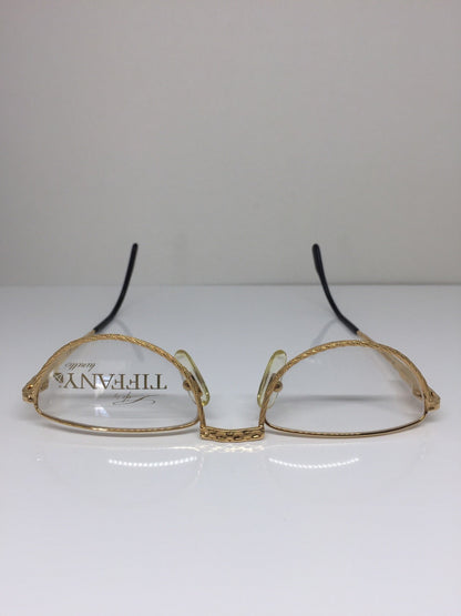 Vintage Tiffany Lunettes Tiffany Lunettes T77 Gold Sunglasses - Super Vision Optical