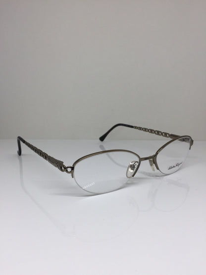 Vintage Salvatore Ferragamo SF 1534 Brown Eyeglasses - Super Vision Optical