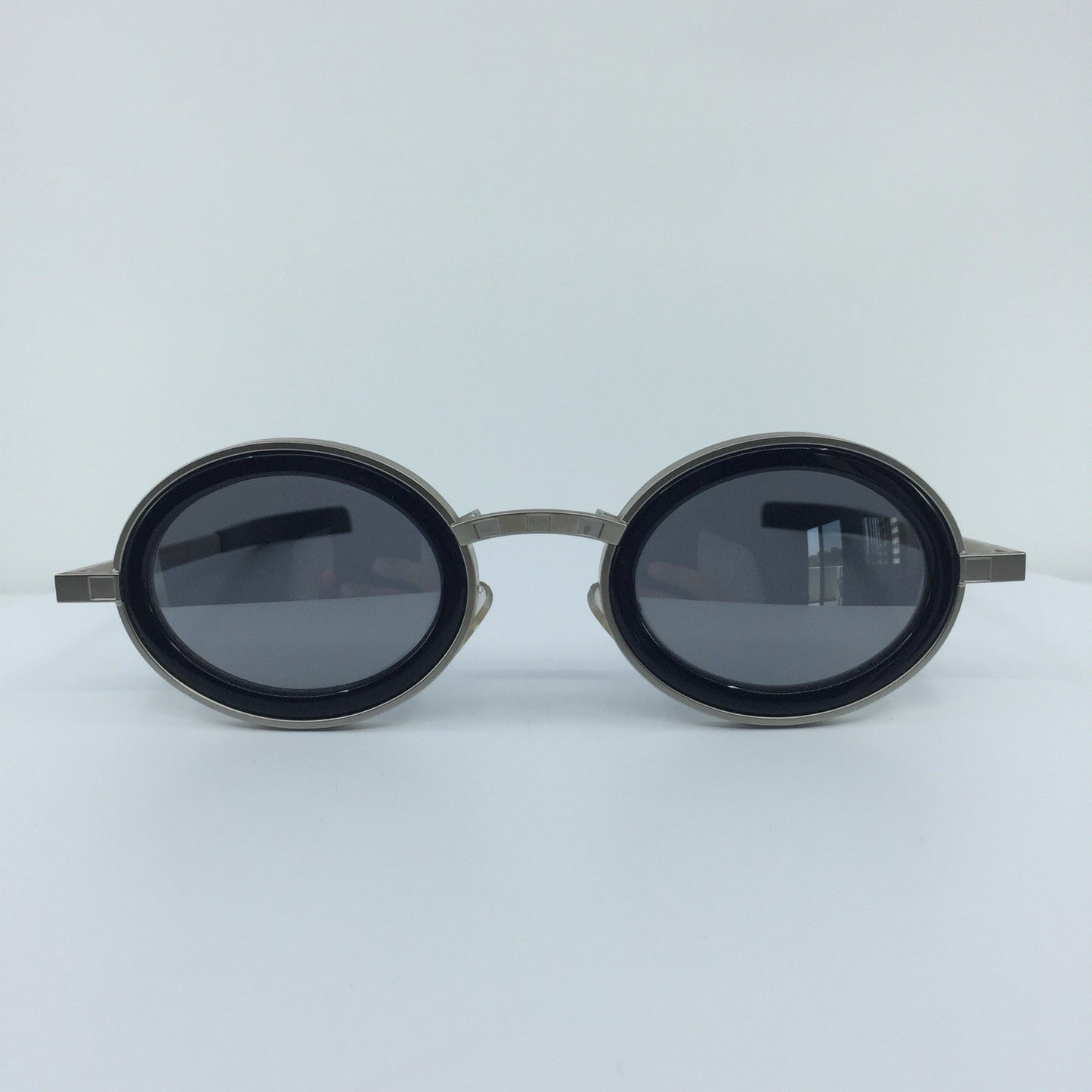 Vintage Karl Lagerfeld 4100 Silver Sunglasses - Super Vision Optical