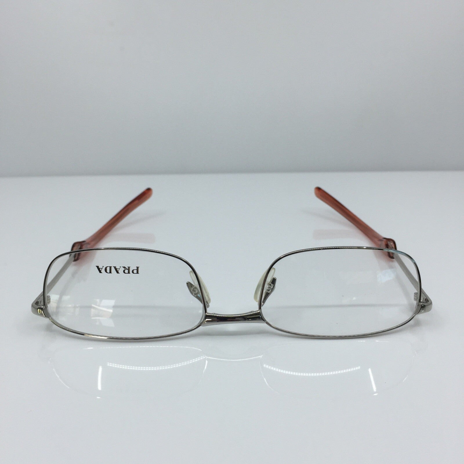 Vintage Prada VPR 75C Silver Eyeglasses - Super Vision Optical
