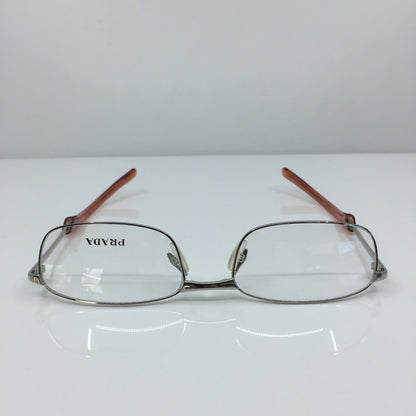 Vintage Prada VPR 75C Silver Eyeglasses - Super Vision Optical