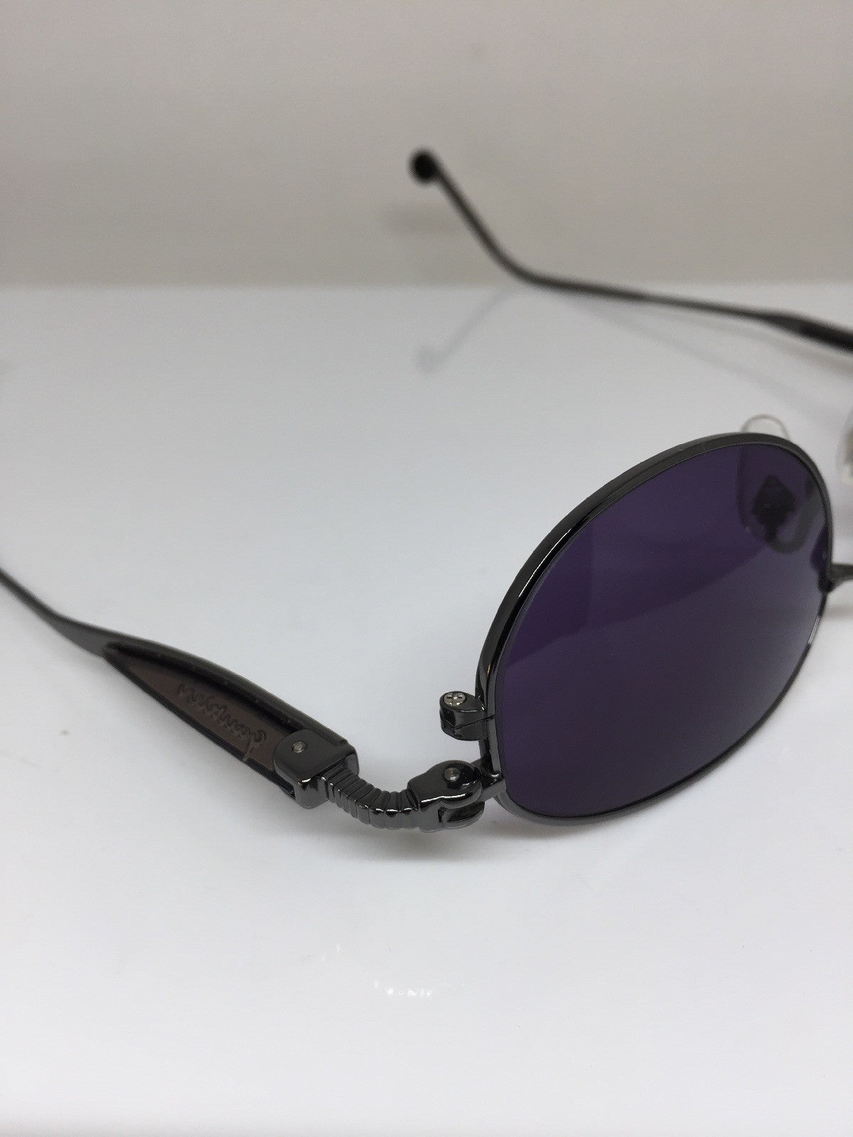 Vintage Jean Paul Gaultier JPG 56-8103 Gunmetal Sunglasses - Super Vision Optical