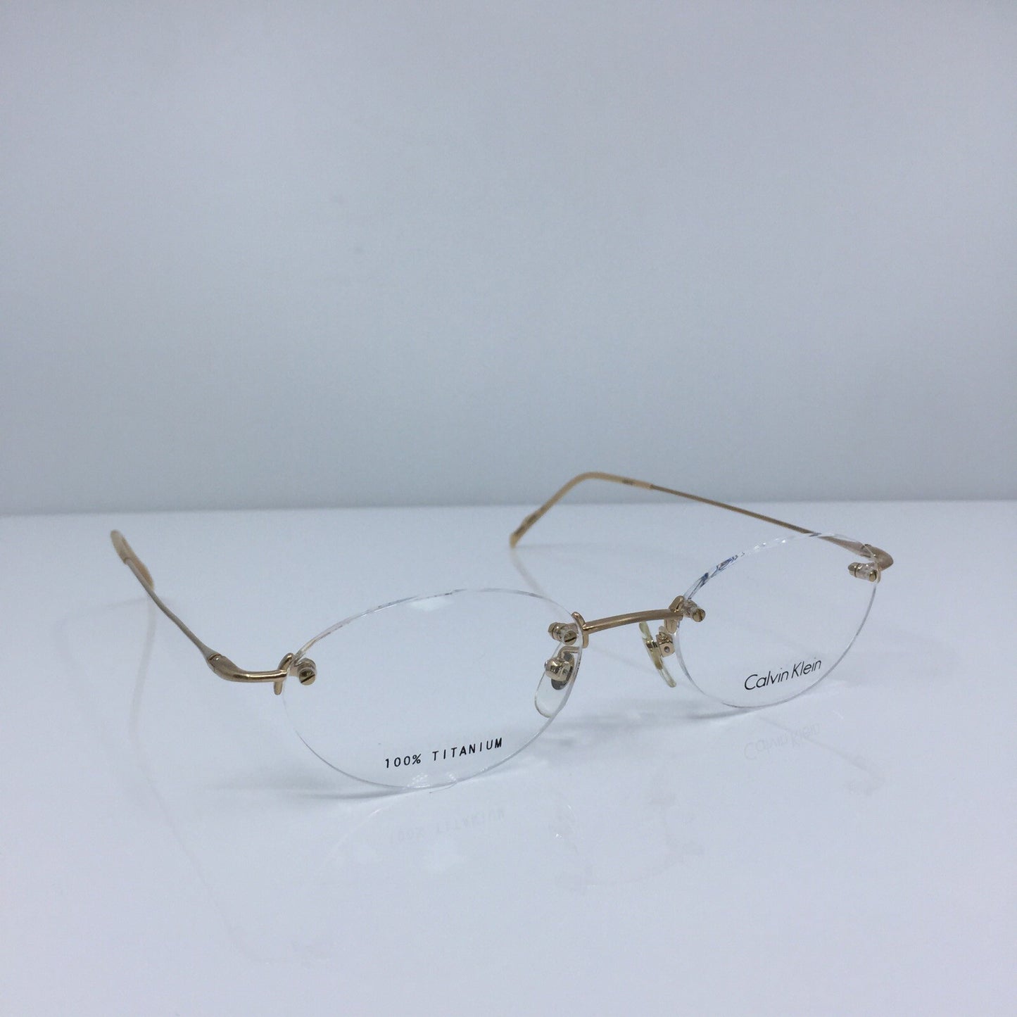 Vintage Calvin Klein CK 520 Gold Sunglasses - Super Vision Optical