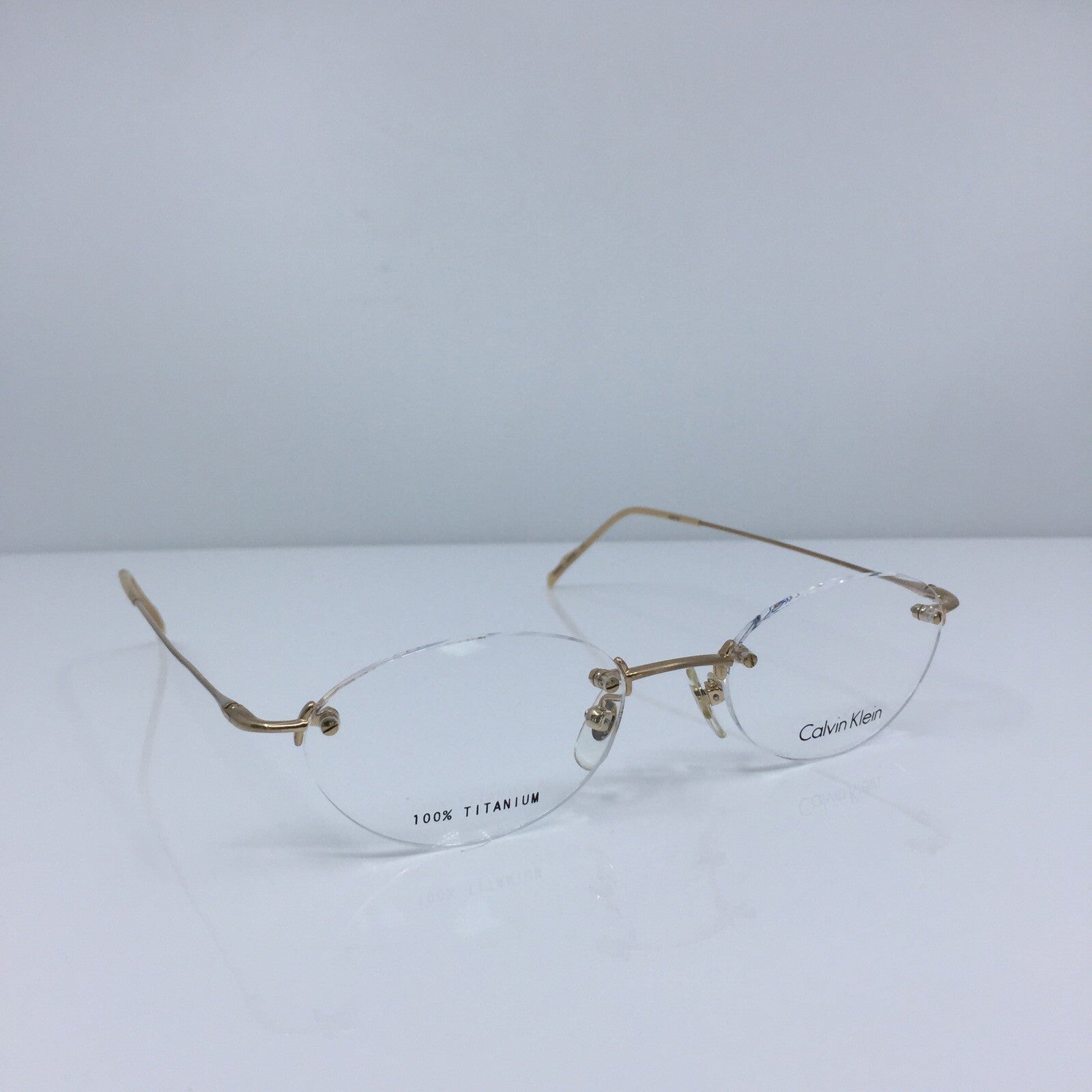 Vintage Calvin Klein CK 520 Gold Sunglasses - Super Vision Optical