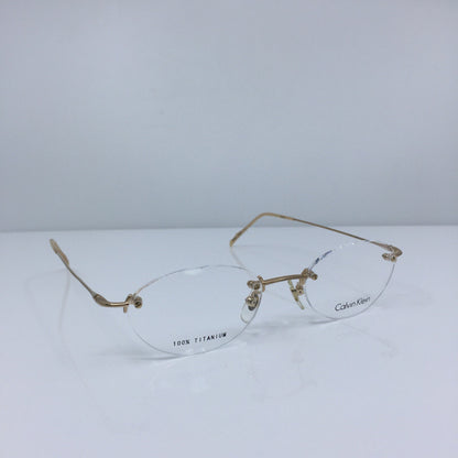 Vintage Calvin Klein CK 520 Gold Sunglasses - Super Vision Optical