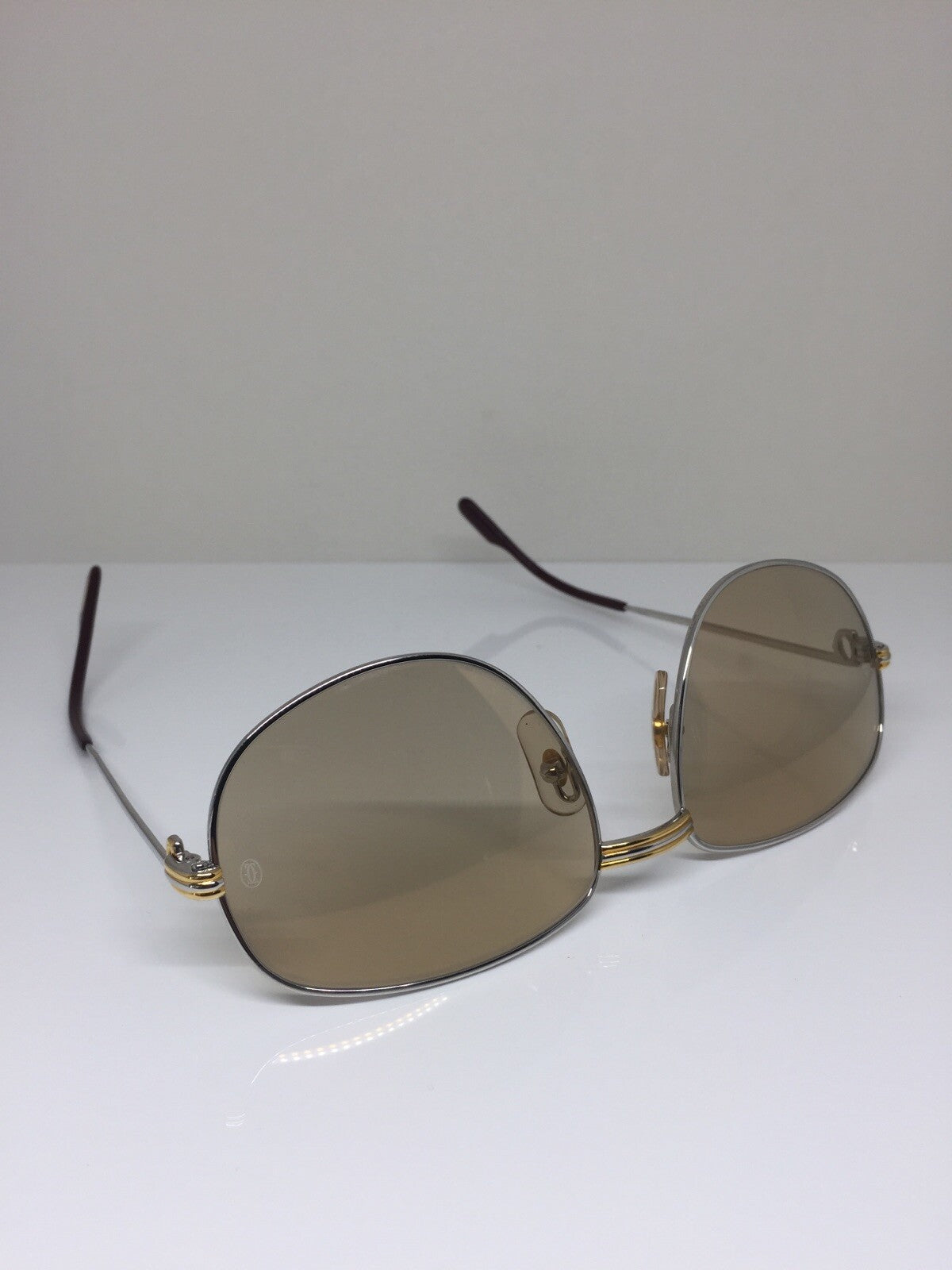 Vintage Cartier Romance Louis Cartier Gold Sunglasses - Super Vision Optical