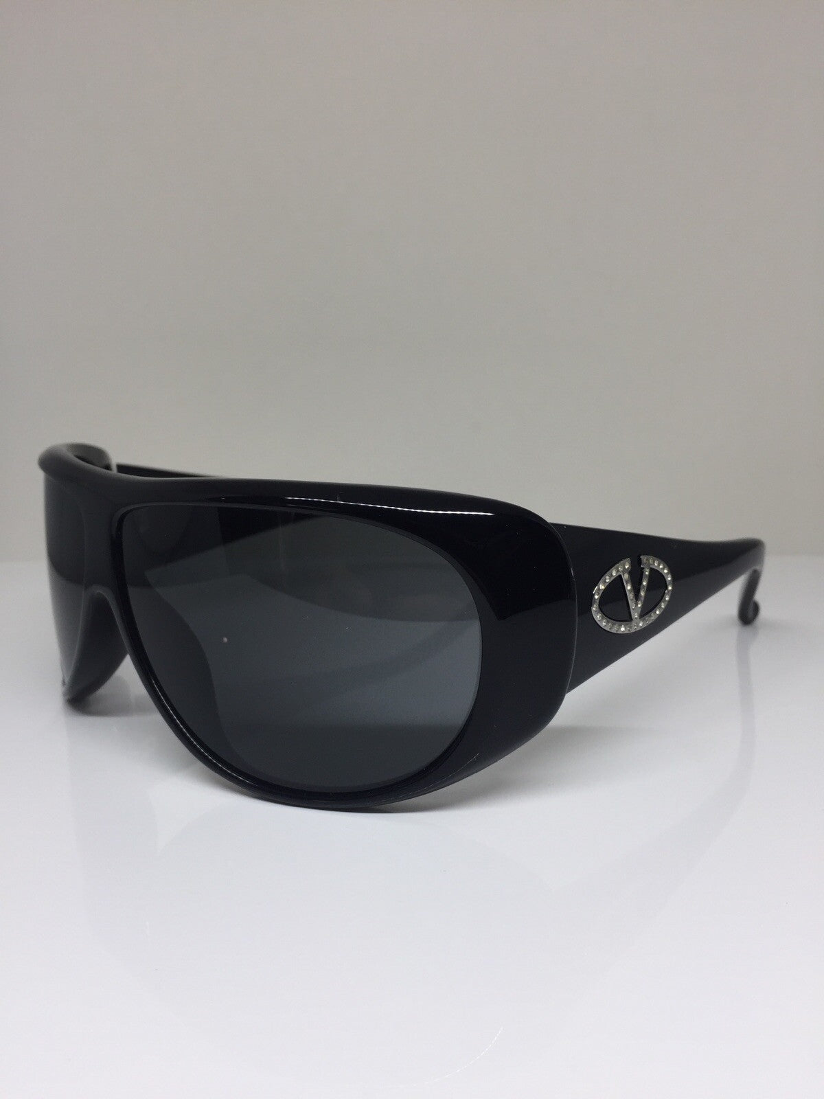 Vintage Valentino 5448/S Black Sunglasses - Super Vision Optical