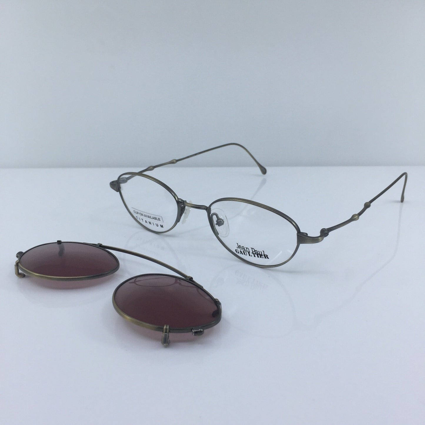 Vintage Jean Paul Gaultier JPG 55-0018 Gold Eyeglasses - Super Vision Optical