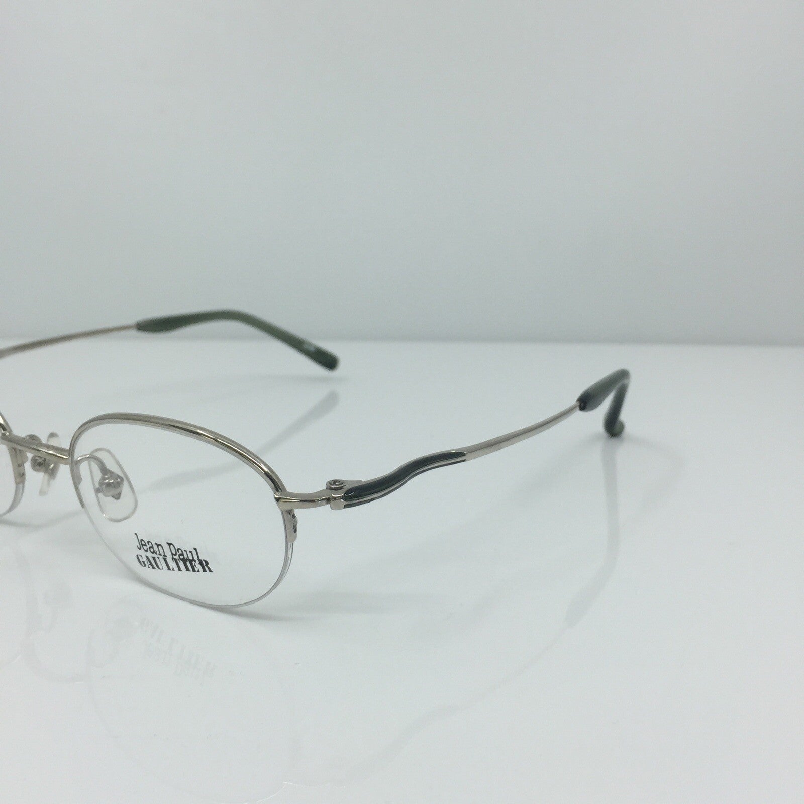 Vintage Jean Paul Gaultier JPG 55-0031 Silver Eyeglasses - Super Vision Optical