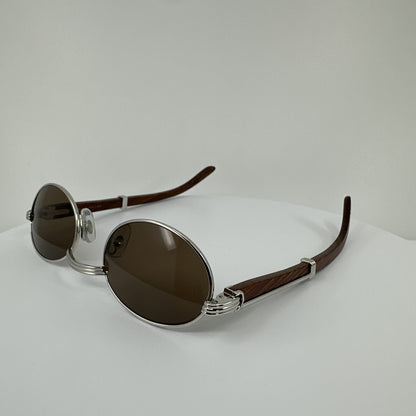 Vintage Cartier Cartier Sully Silver Sunglasses - Super Vision Optical