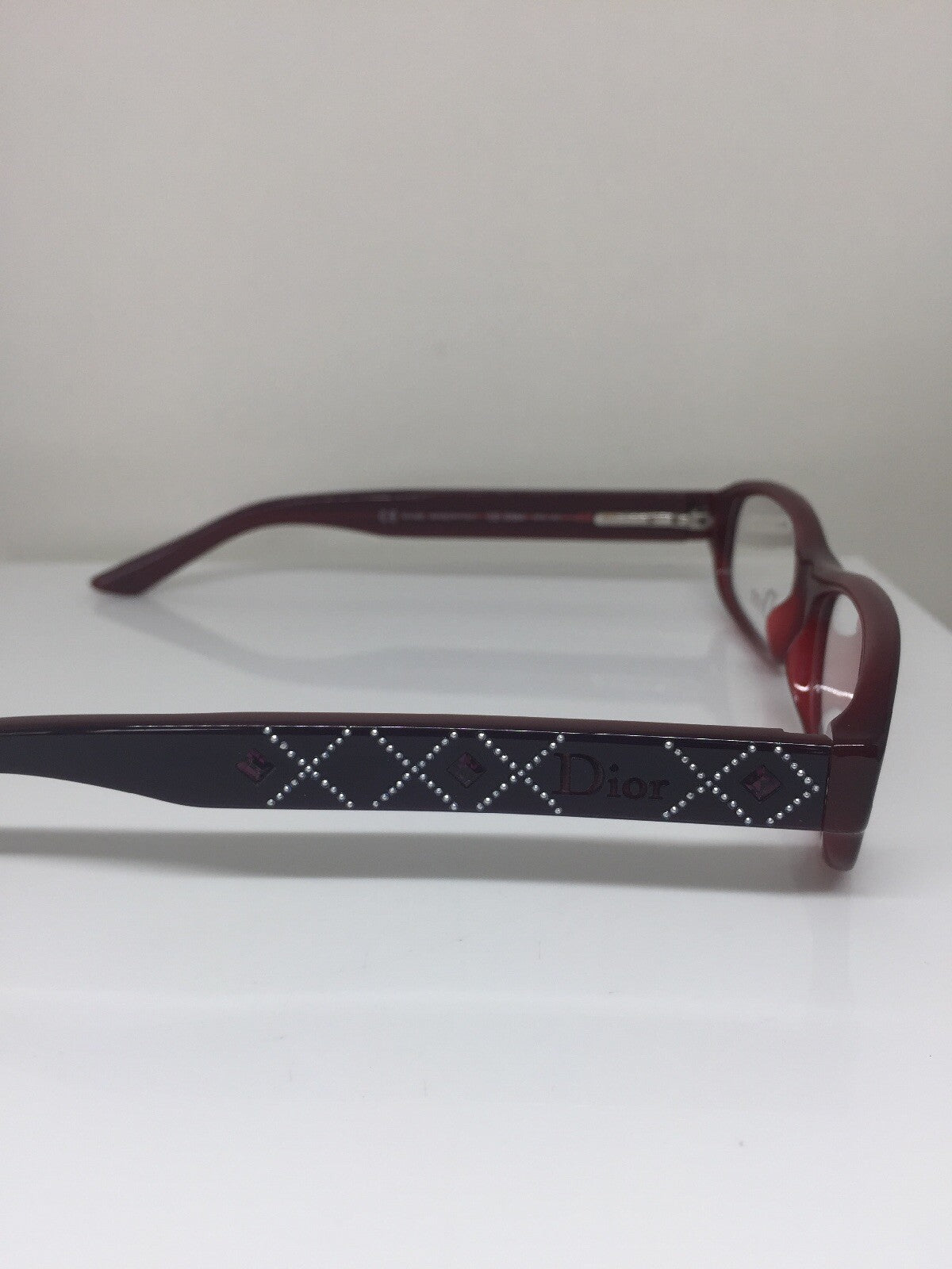 Vintage Christian Dior CD 3084 Red Eyeglasses - Super Vision Optical