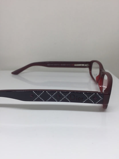 Vintage Christian Dior CD 3084 Red Eyeglasses - Super Vision Optical