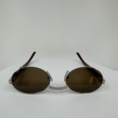 Vintage Cartier Cartier Sully Silver Sunglasses - Super Vision Optical