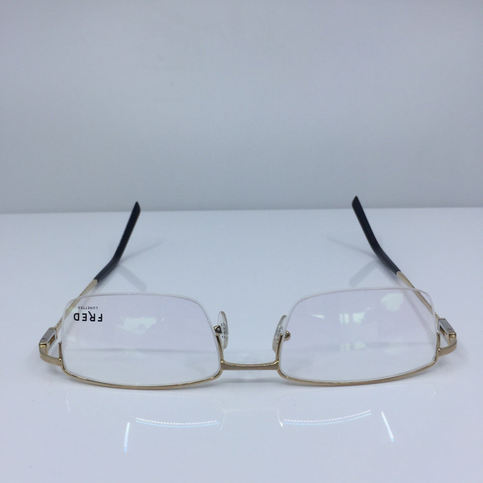 Vintage Fred Lunettes Samoa N2 Opitque Gold Eyeglasses - Super Vision Optical