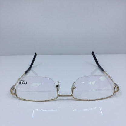 Vintage Fred Lunettes Samoa N2 Opitque Gold Eyeglasses - Super Vision Optical