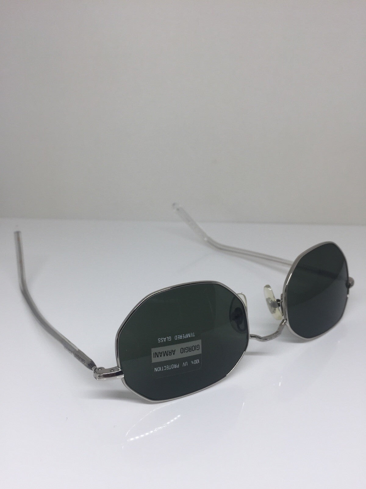 Vintage Giorgio Armani GA 664 Silver Sunglasses - Super Vision Optical