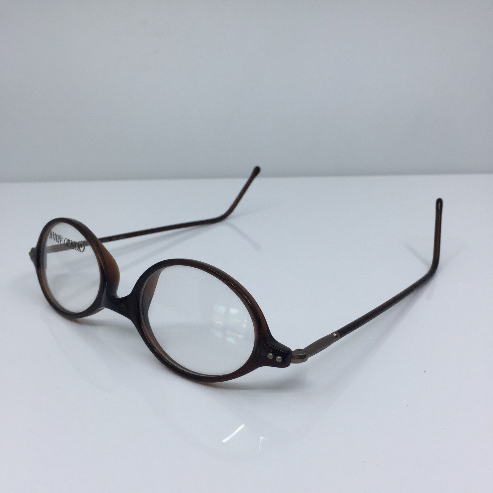 Vintage Giorgio Armani GA 388 Brown Eyeglasses - Super Vision Optical