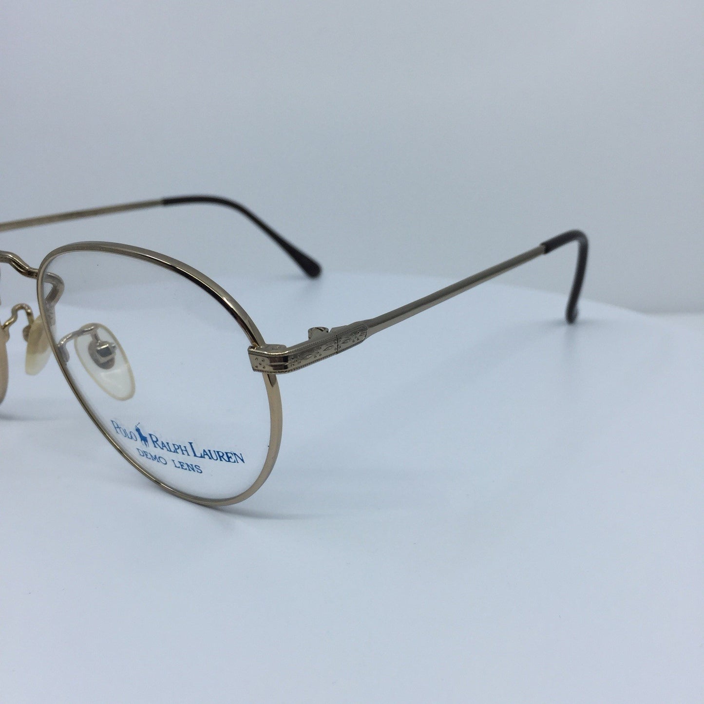 Vintage Polo Ralph Lauren Polo Classic Vl Gold Eyeglasses - Super Vision Optical