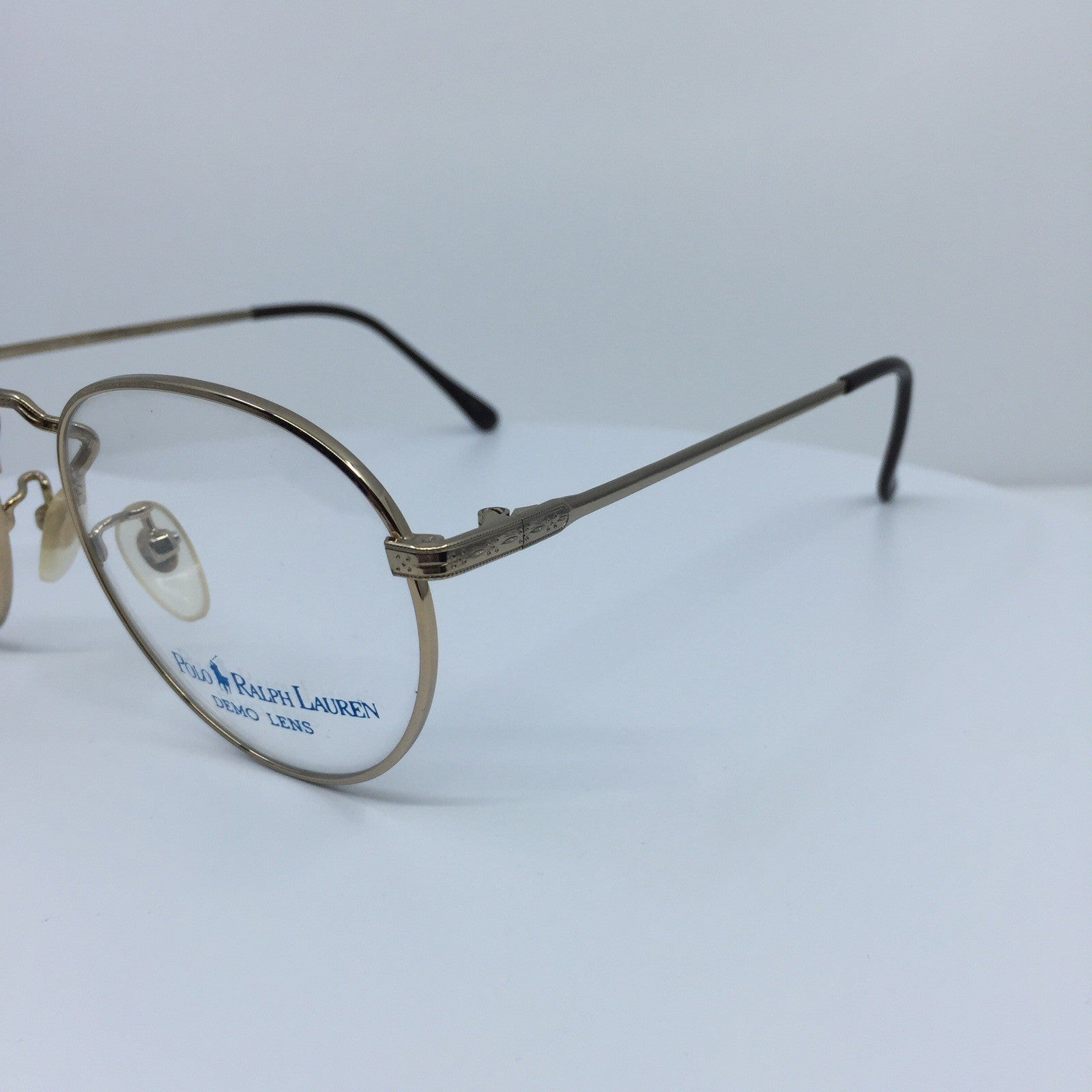 Vintage Polo Ralph Lauren Polo Classic Vl Gold Eyeglasses - Super Vision Optical