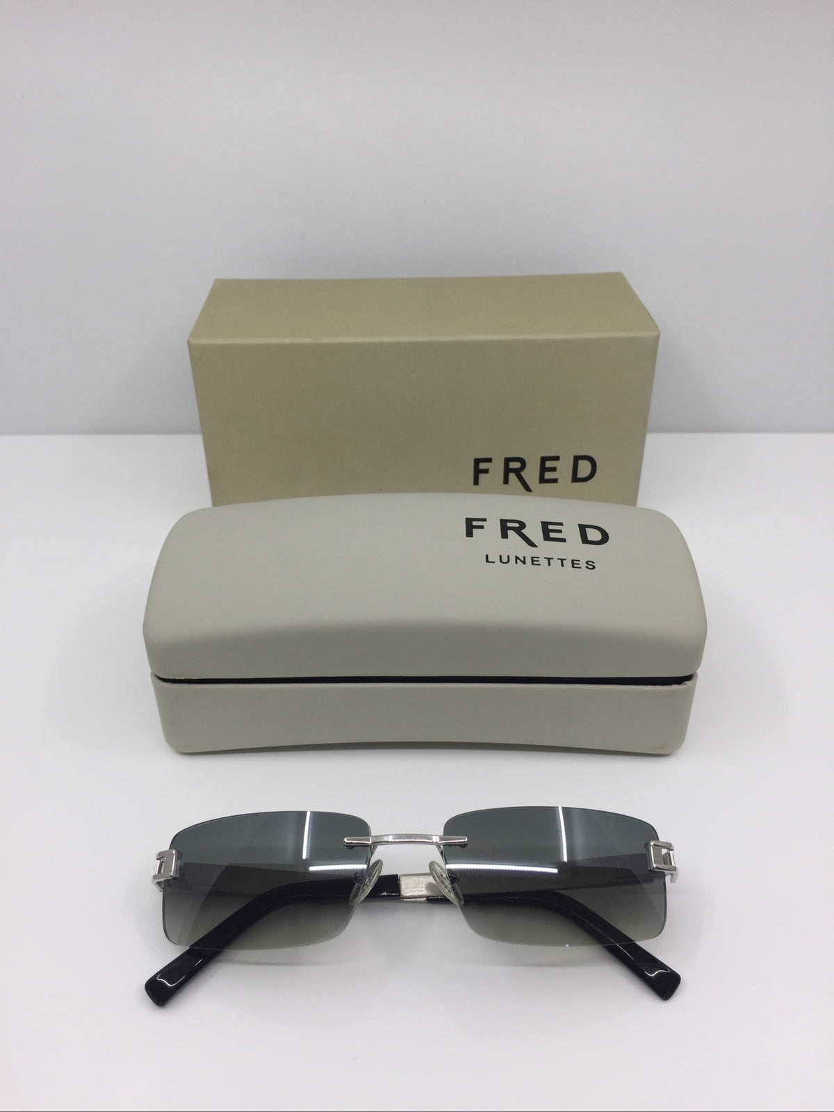 Vintage Fred Lunettes Fred Hawai F1 Sunglasses Silver Sunglasses - Super Vision Optical