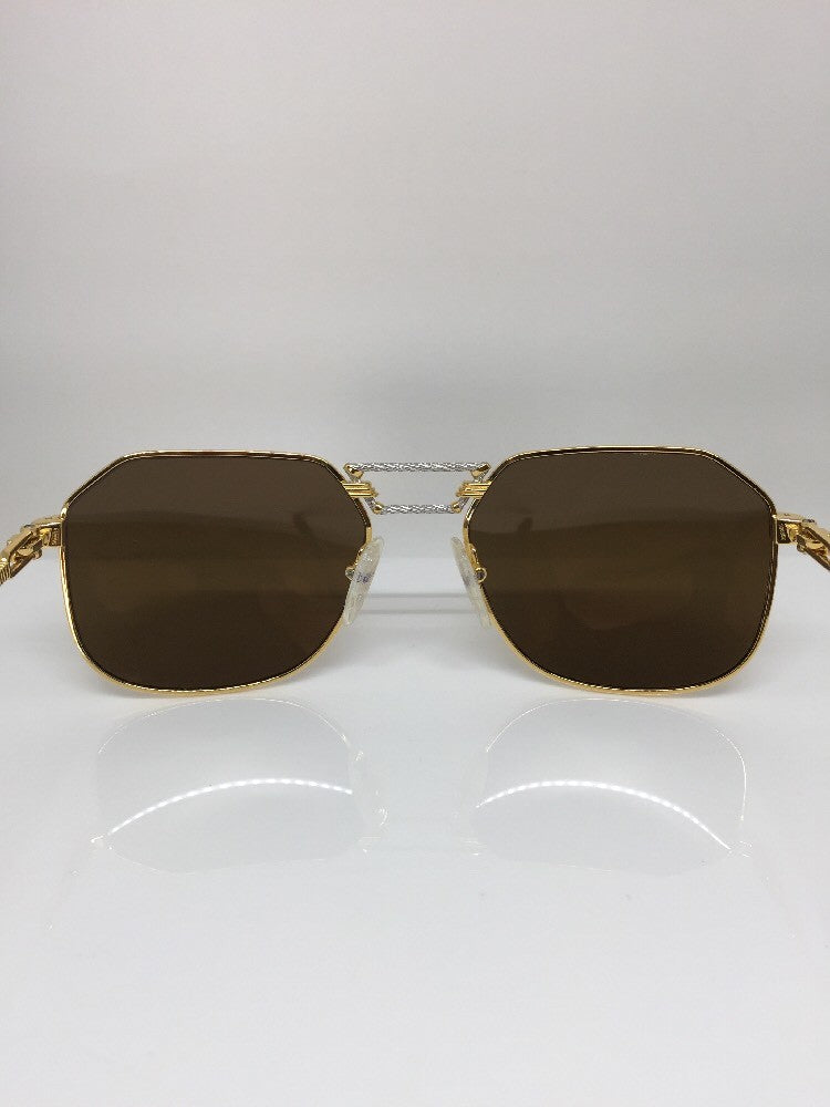 Vintage FRED Lunettes Paris Cap Horn Gold Sunglasses - Super Vision Optical
