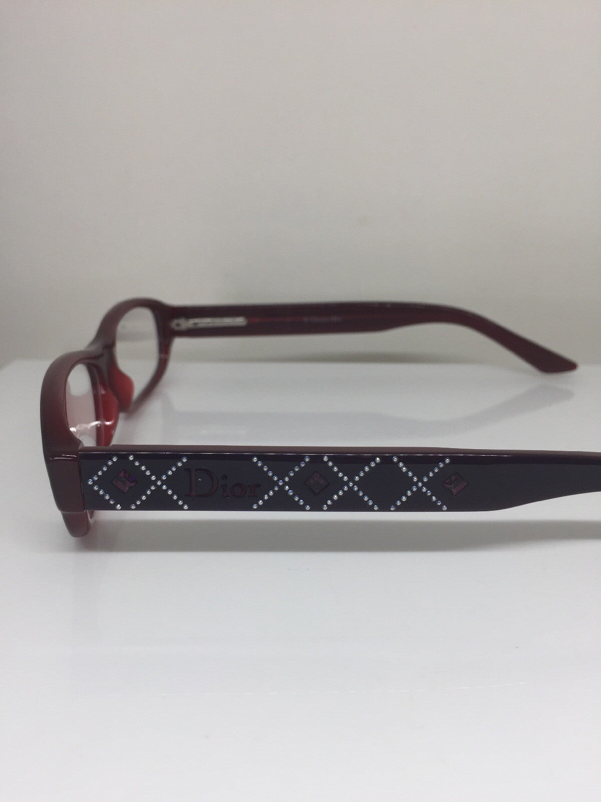 Vintage Christian Dior CD 3084 Red Eyeglasses - Super Vision Optical