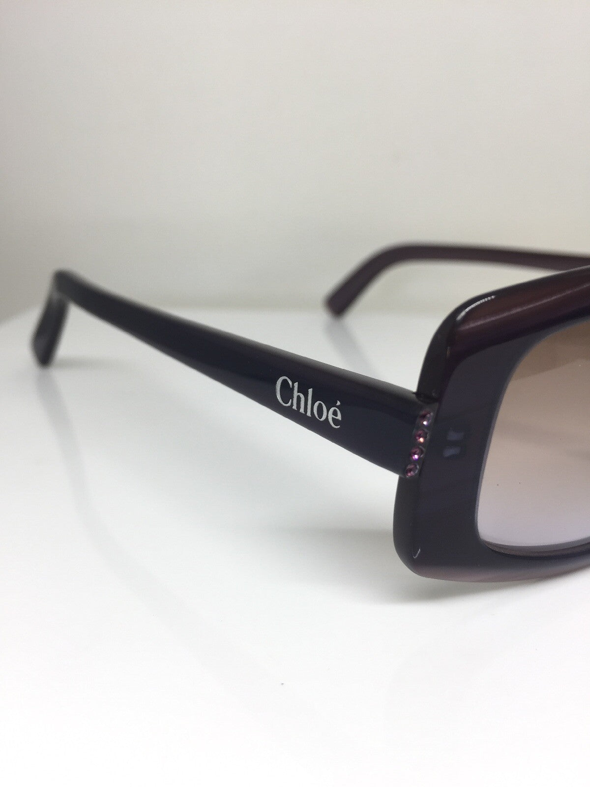 Vintage Chloé Chle 53 Sunglasses Purple Sunglasses - Super Vision Optical