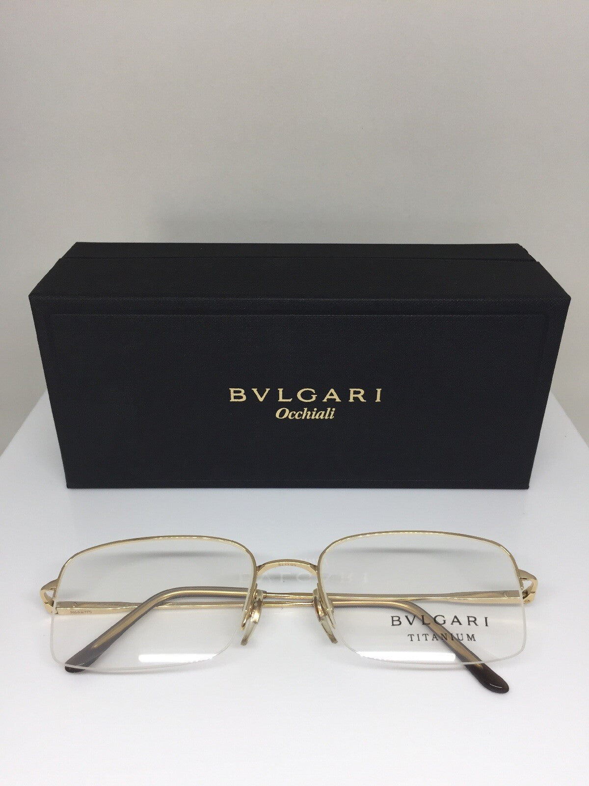 Vintage Bvlgari BVL 144-T Gold Eyeglasses - Super Vision Optical
