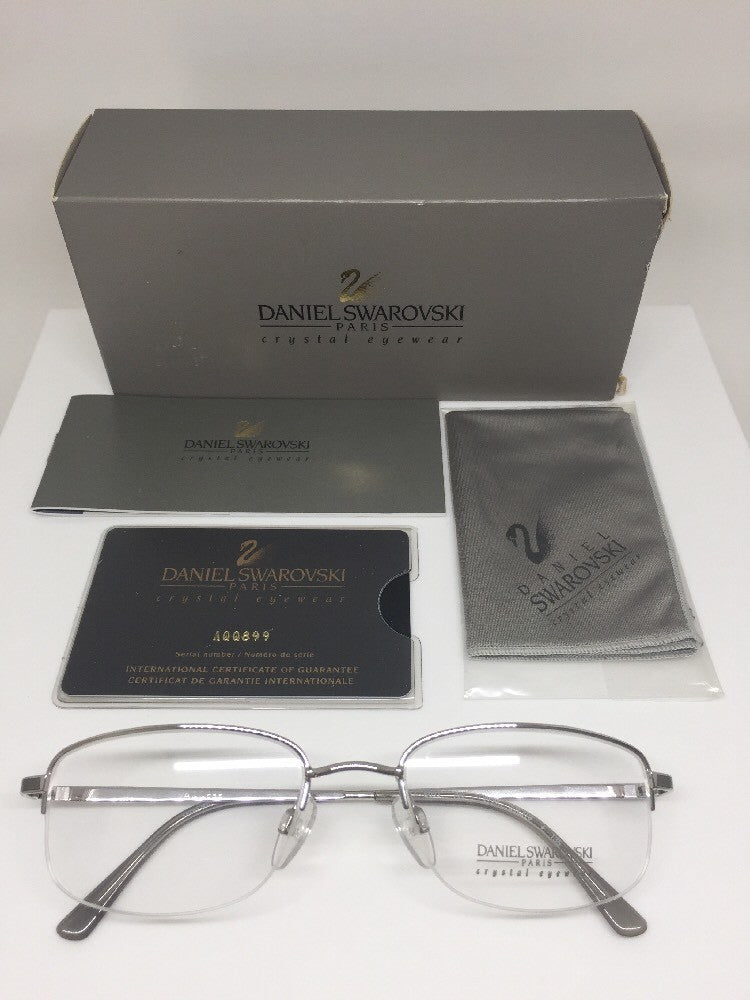 Vintage Daniel Swarovski S 093 Silver Sunglasses - Super Vision Optical